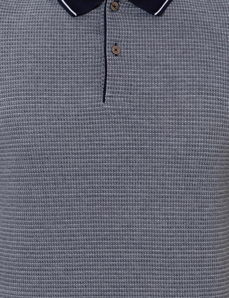 Lacivert Slim Fit Polo Yaka Tişört - 50250208011