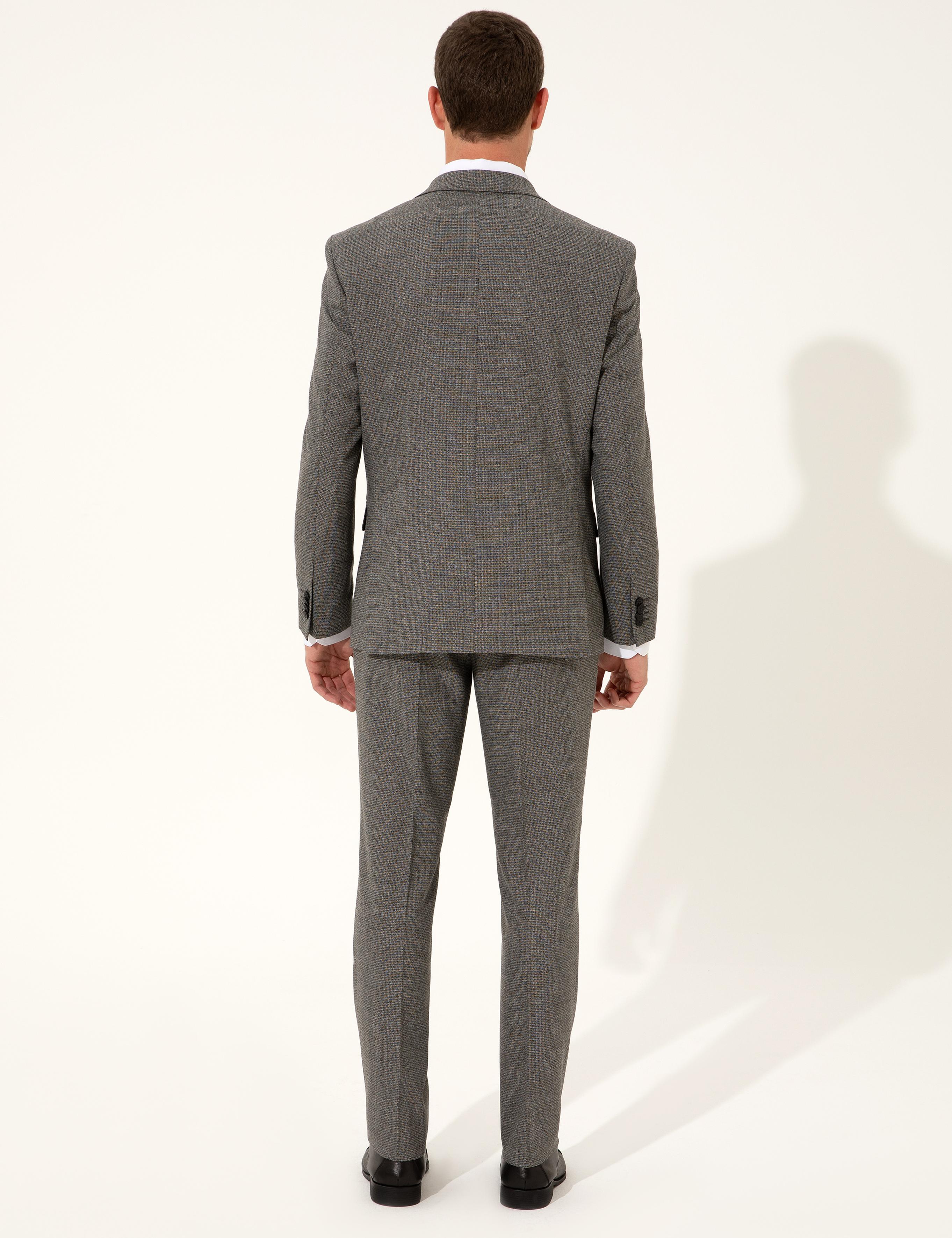 Füme Slim Fit Takım Elbise