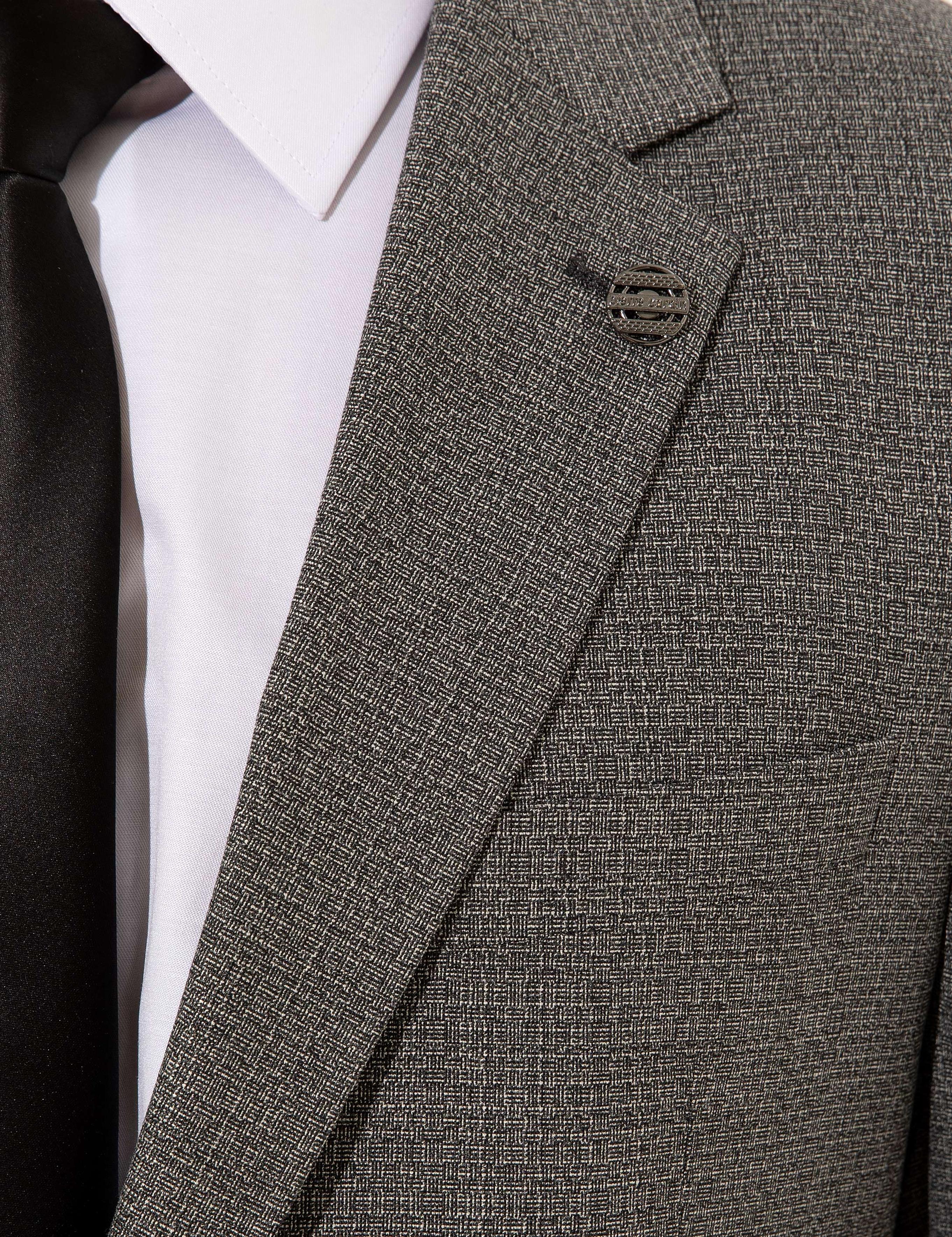 Füme Slim Fit Takım Elbise