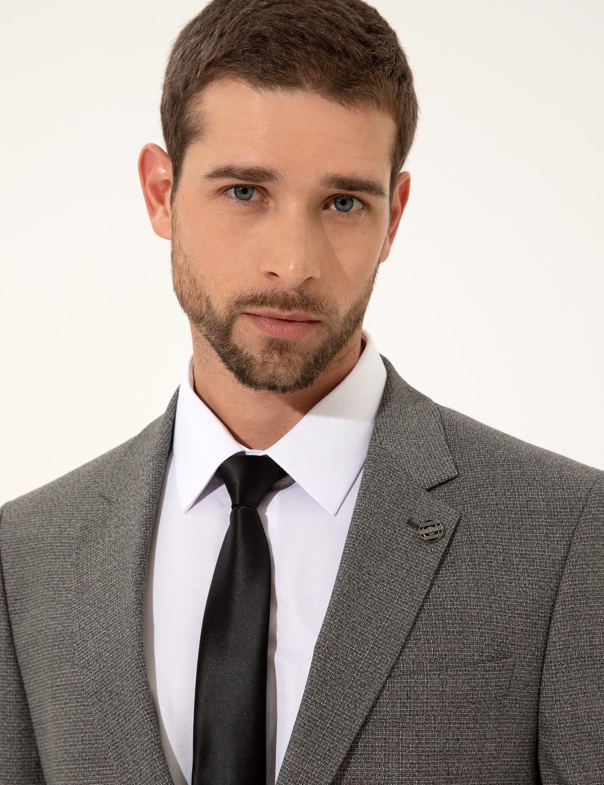 Füme Slim Fit Takım Elbise - 50255460011