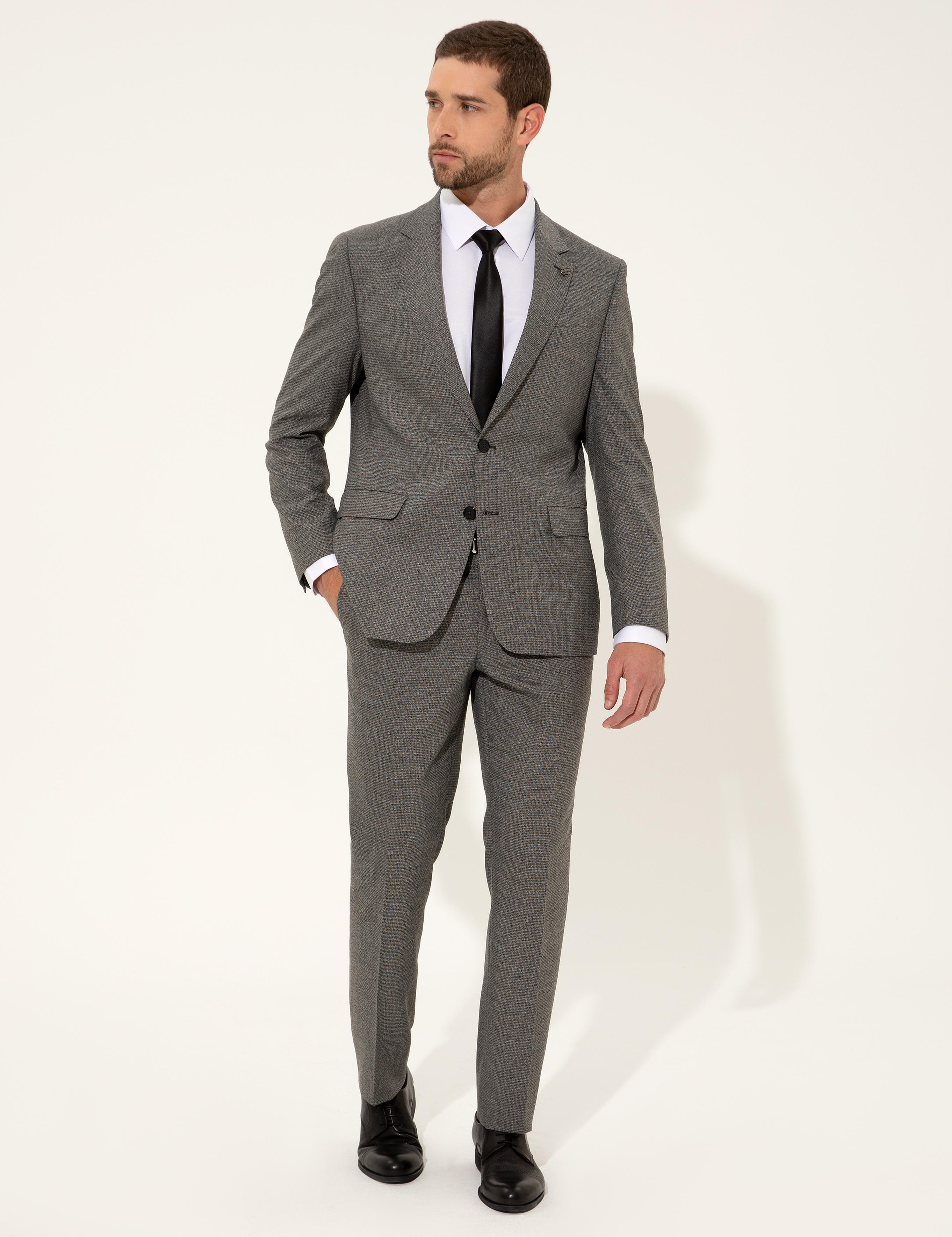 Füme Slim Fit Takım Elbise