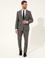 Füme Slim Fit Takım Elbise