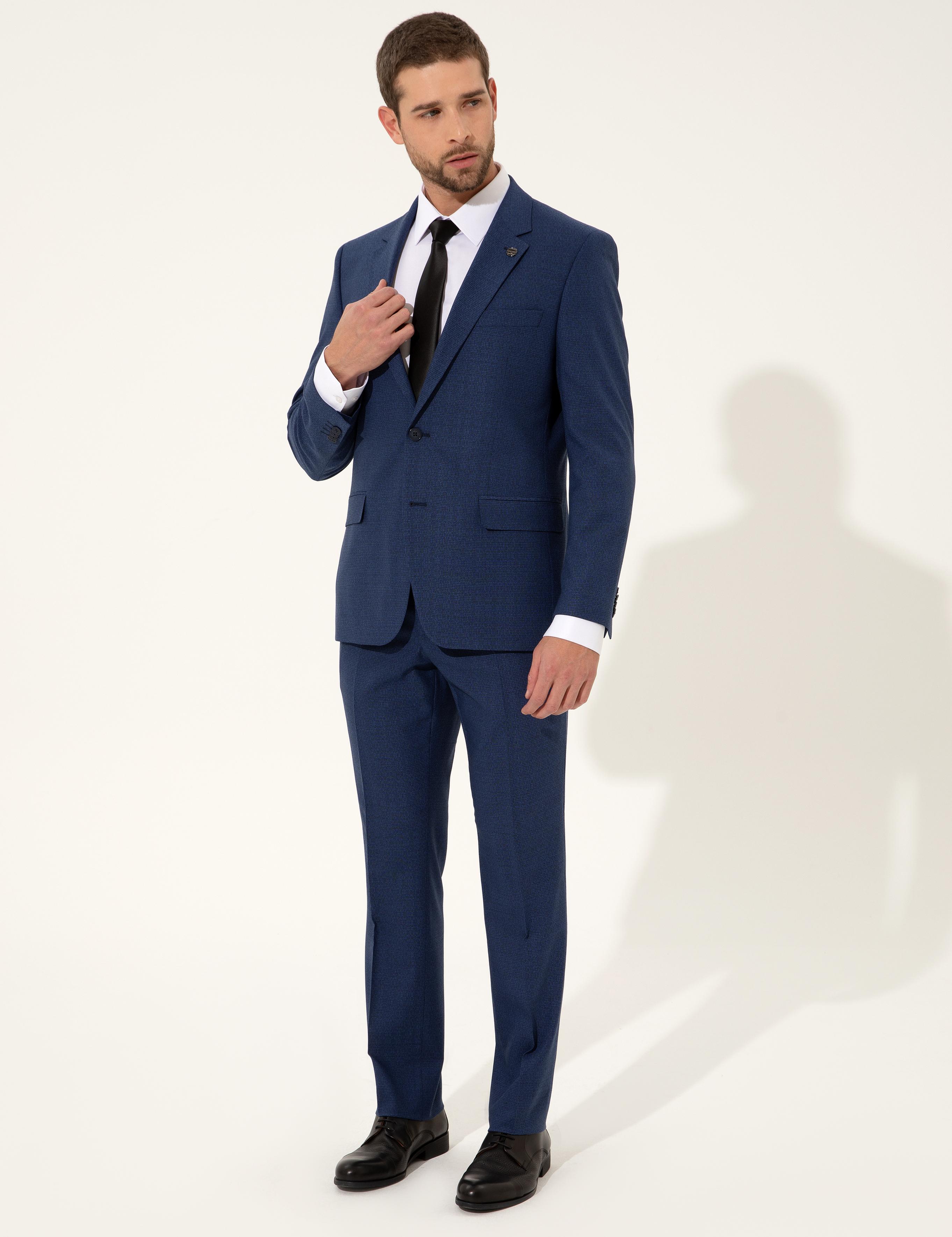 Lacivert Slim Fit Takım Elbise