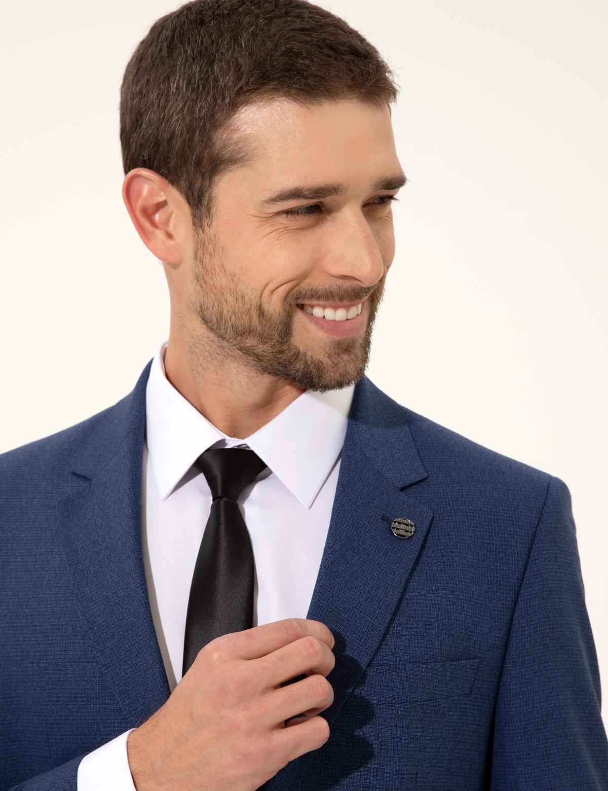 Lacivert Slim Fit Takım Elbise - 50255460047