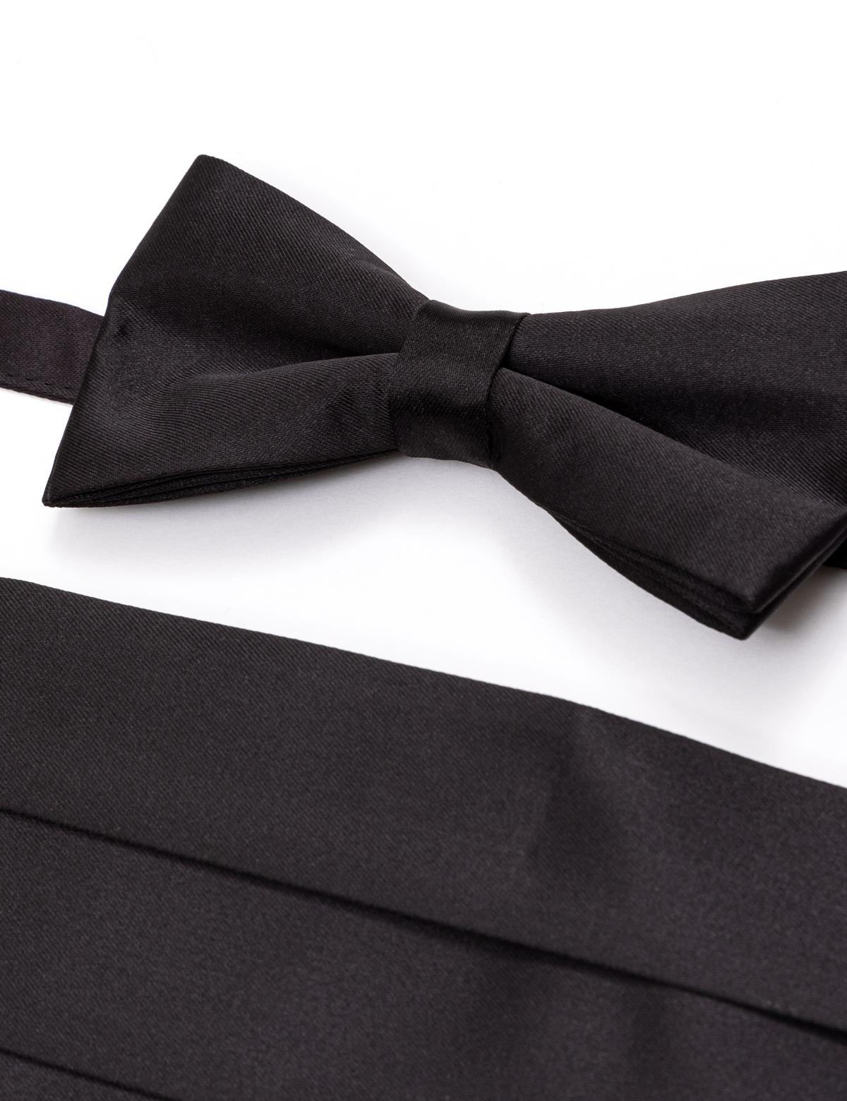 Siyah Papyon & Kuşak Seti - 50255729001