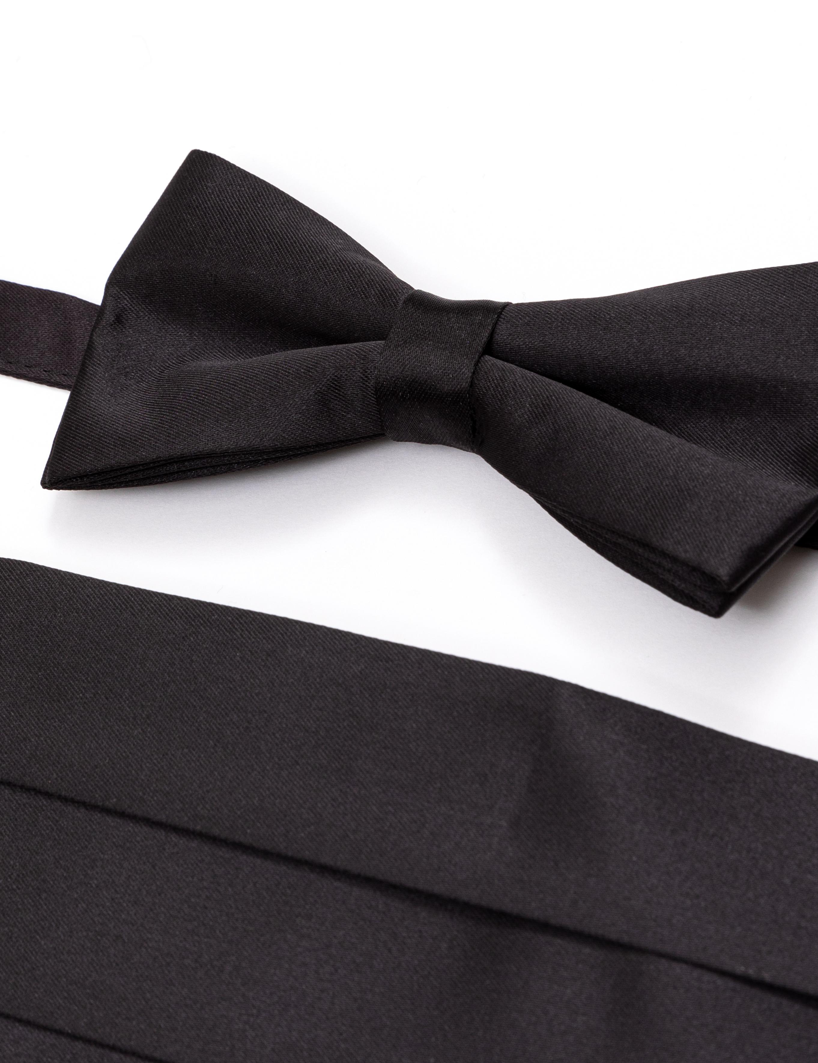 Siyah Papyon & Kuşak Seti