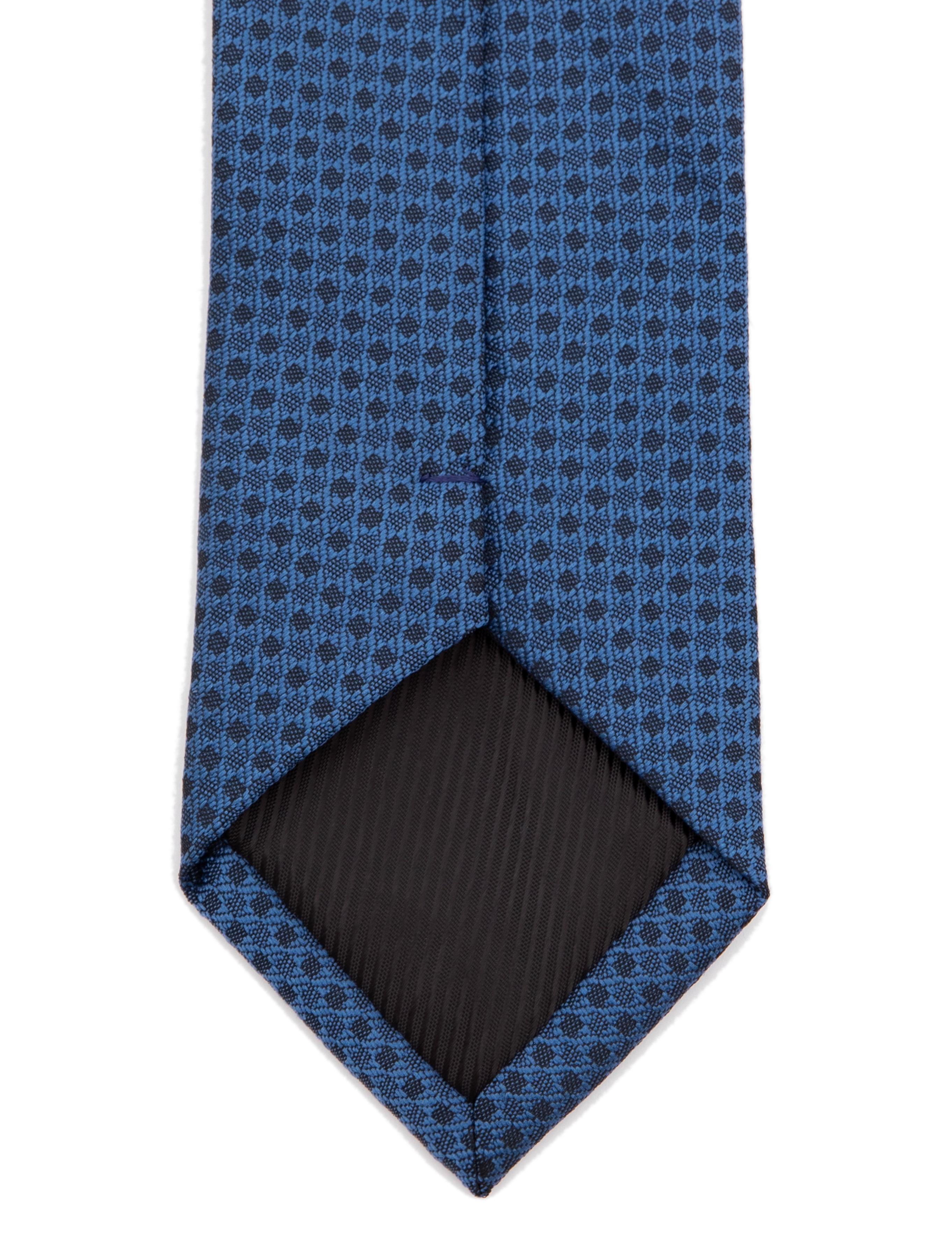 Lacivert 3'lü Kravat Mendil Set