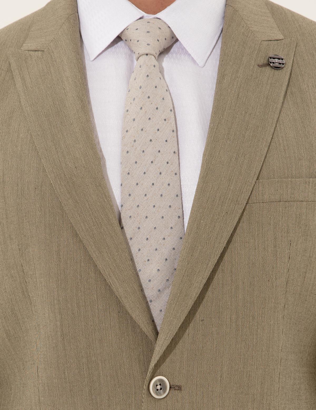 Haki Ex. Slim Fit Takım Elbise - 50248037047