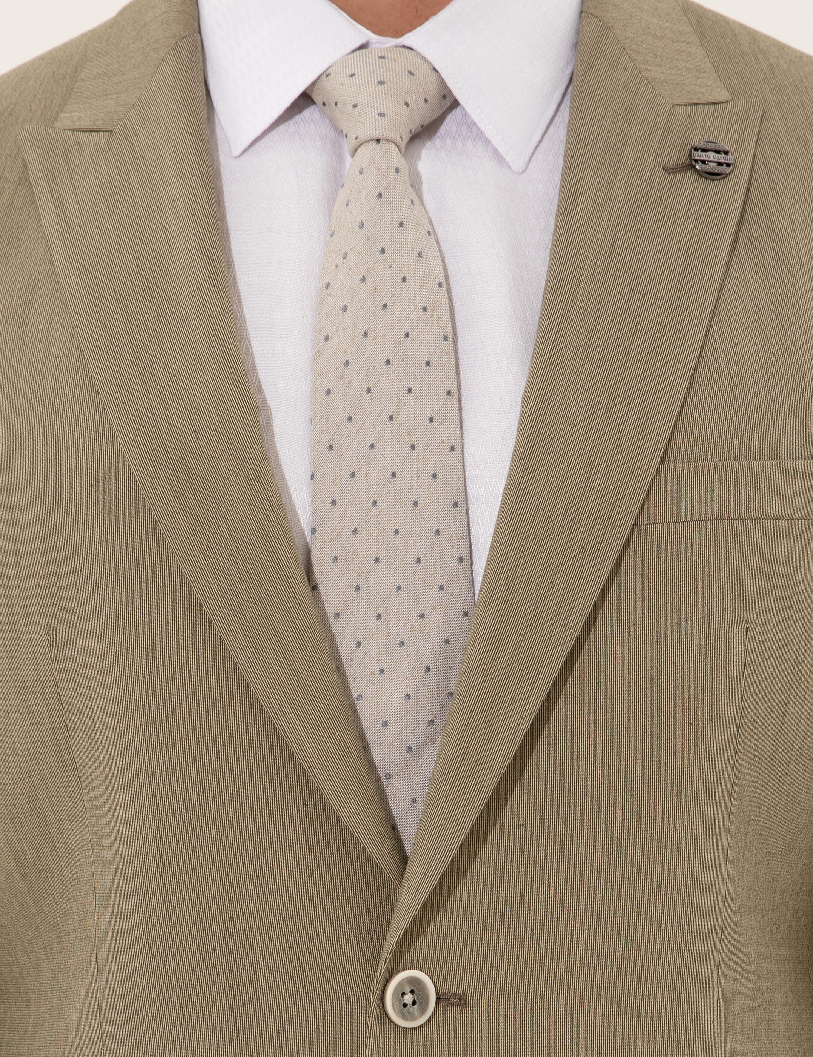 Haki Ex. Slim Fit Takım Elbise