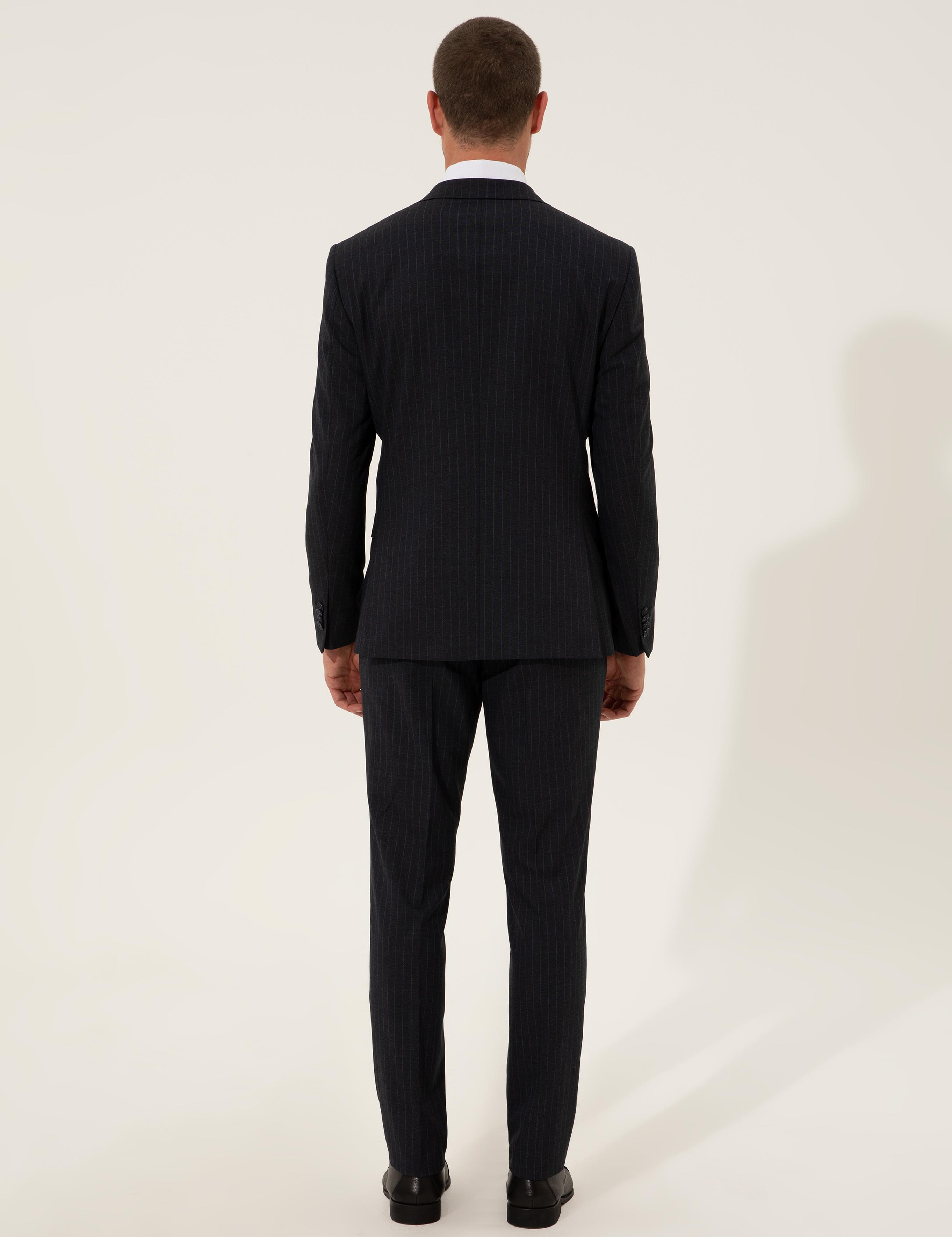 Lacivert Slim Fit Takım Elbise