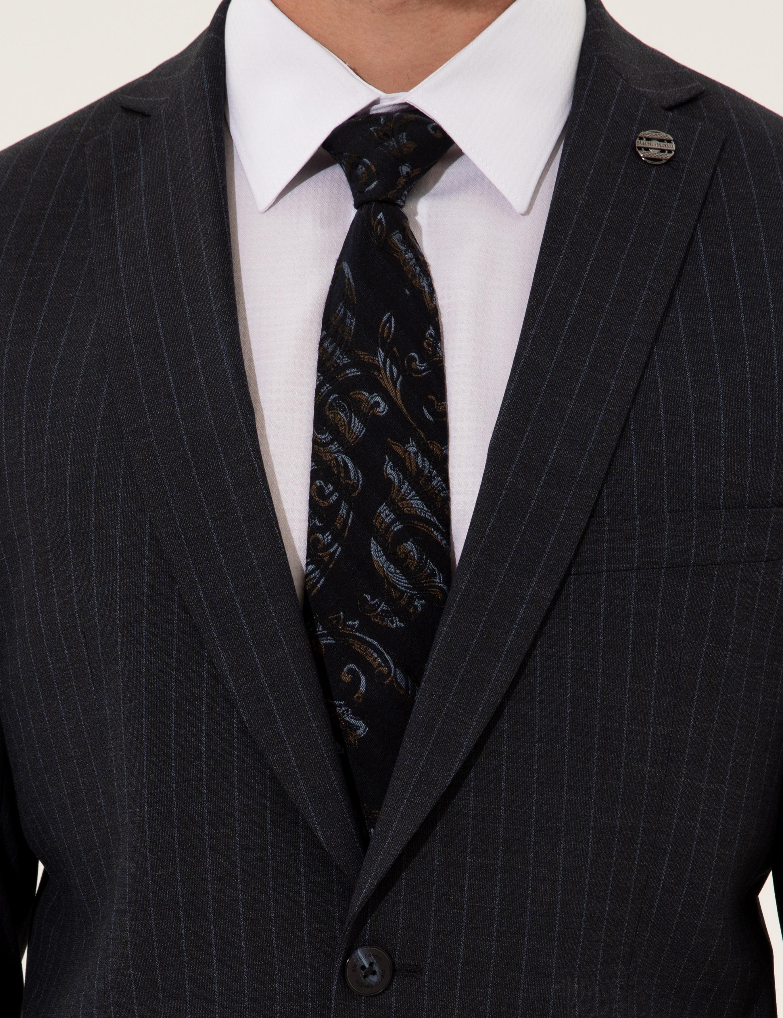 Lacivert Slim Fit Takım Elbise