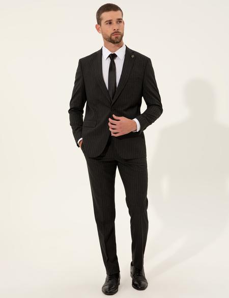 Siyah Slim Fit Takım Elbise - 50251847051