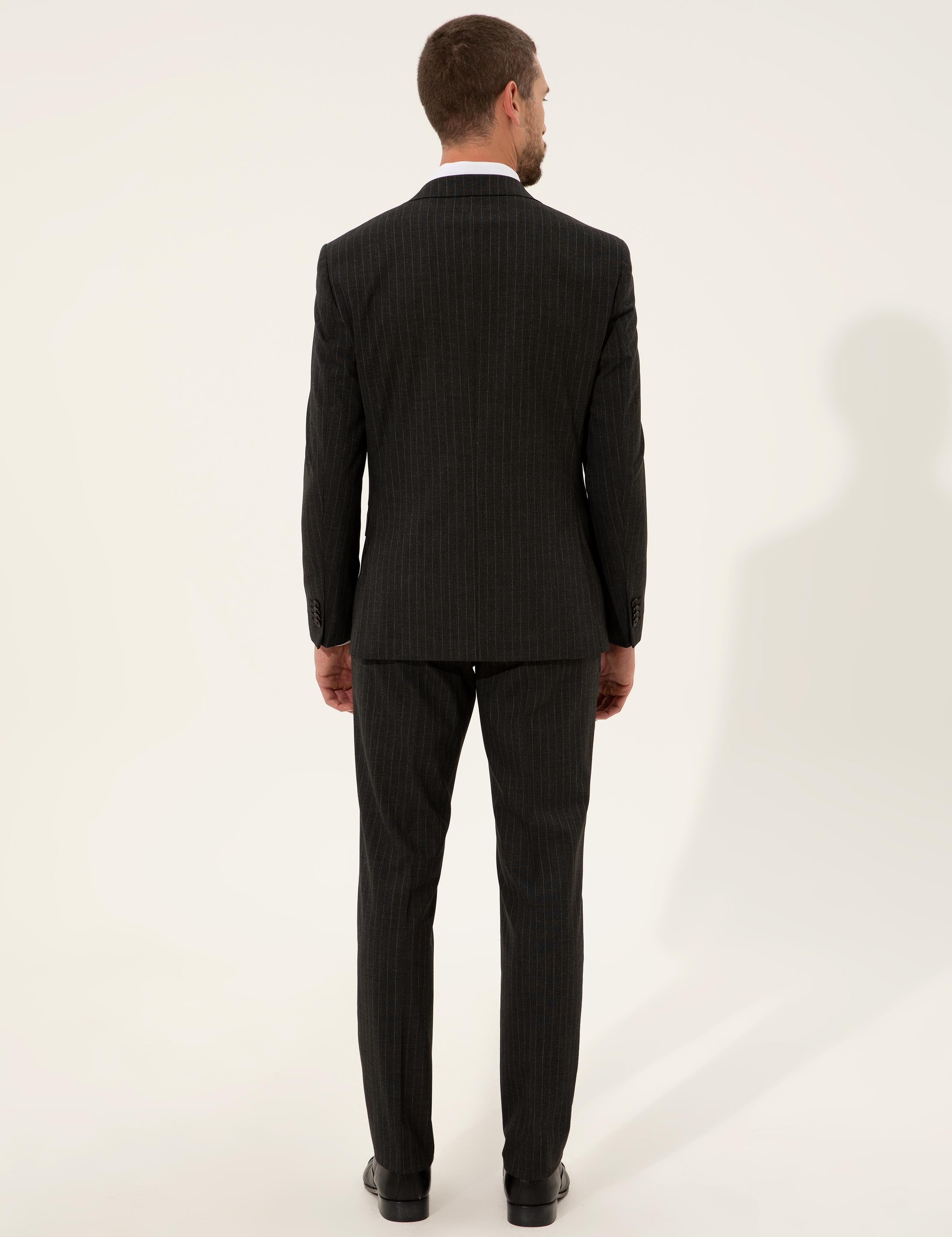 Siyah Slim Fit Takım Elbise