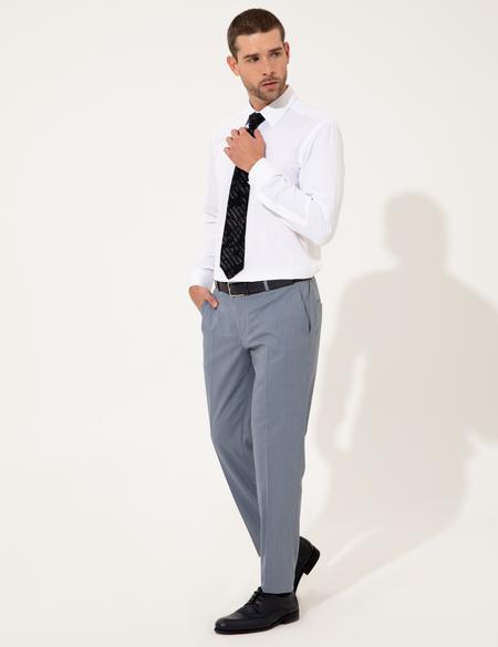 Açık Mavi Ex. Slim Fit Kumaş Pantolon - 50251975048