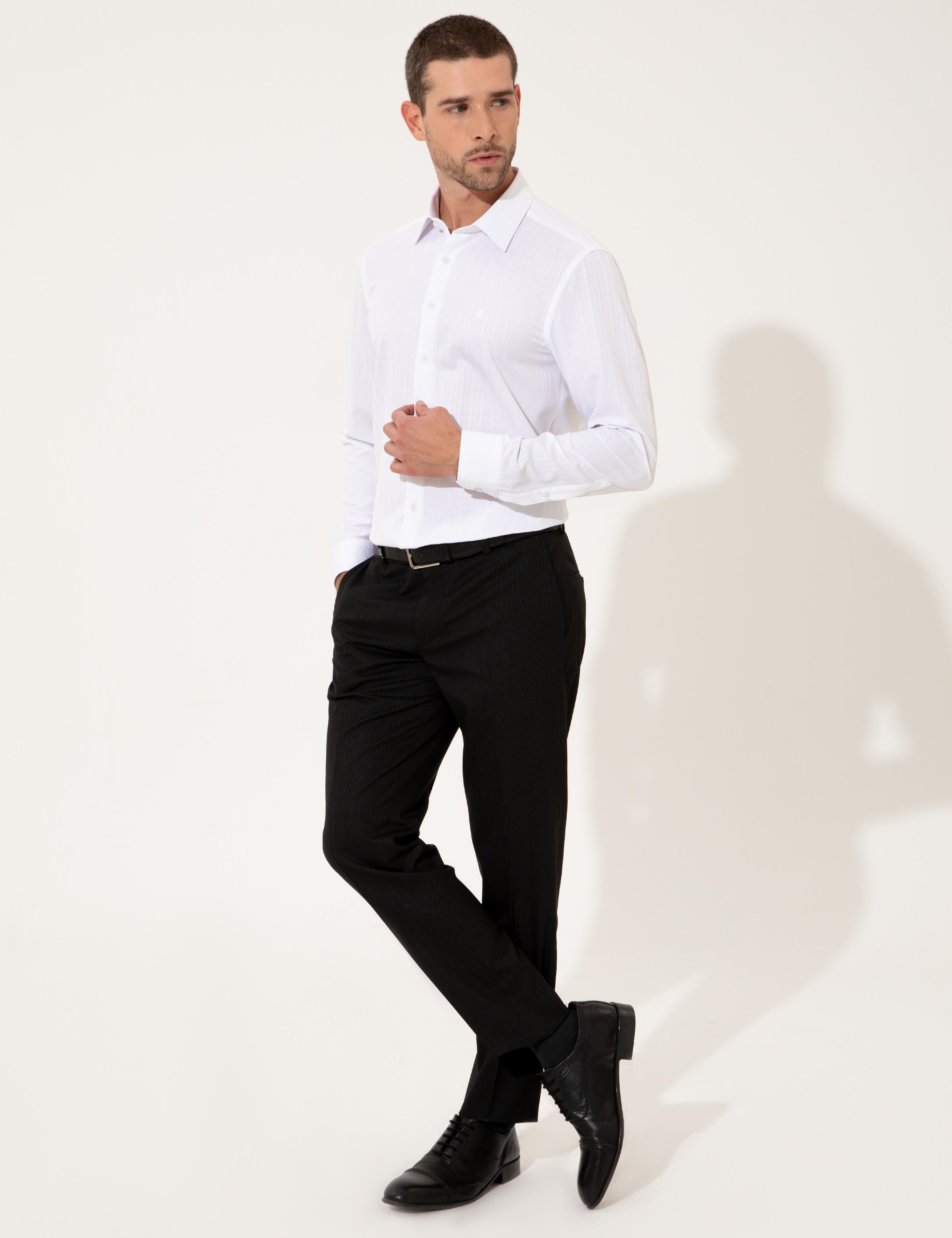 Siyah Ex. Slim Fit Kumaş Pantolon