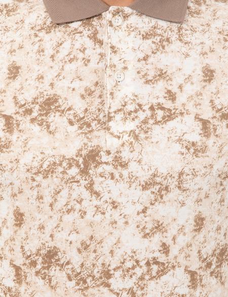 Vizon Baskılı Polo Yaka Tişört - 50249862023