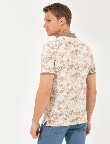 Vizon Baskılı Polo Yaka Tişört - 50249862023