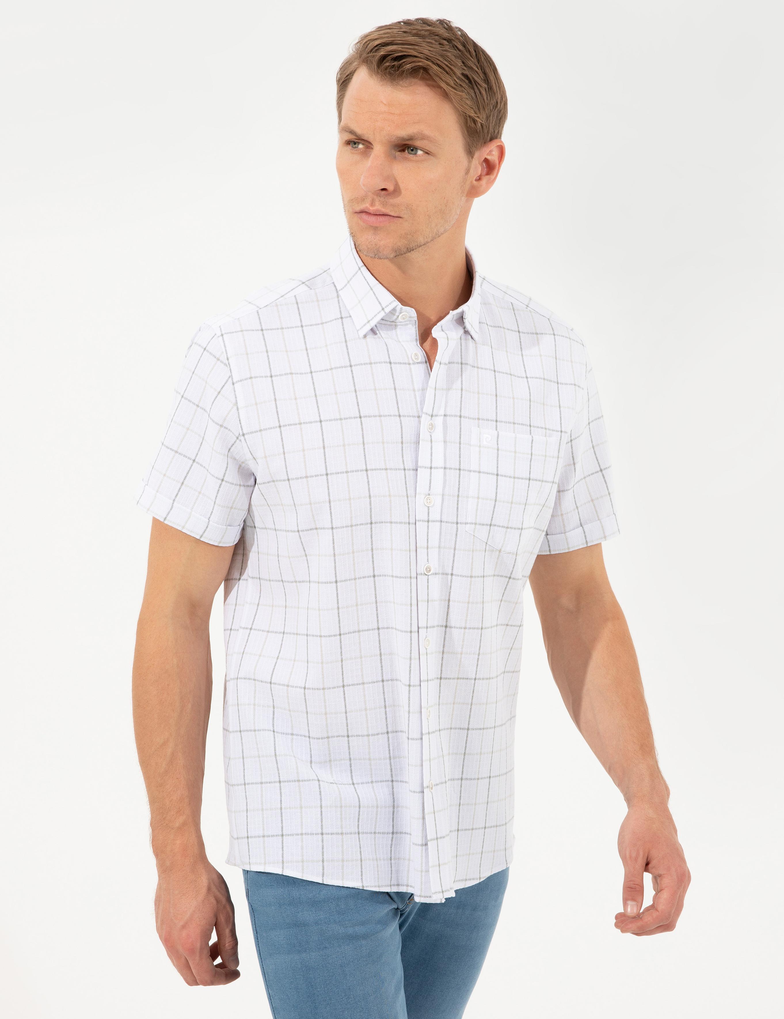 Haki Regular Fit Kısa Kollu Gömlek