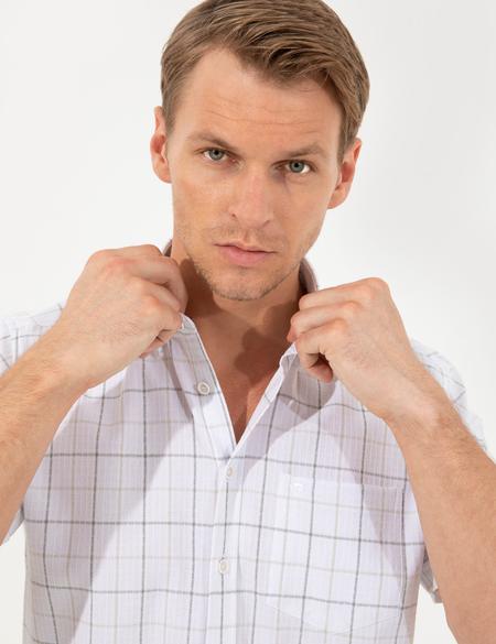 Haki Regular Fit Kısa Kollu Gömlek - 50251236007