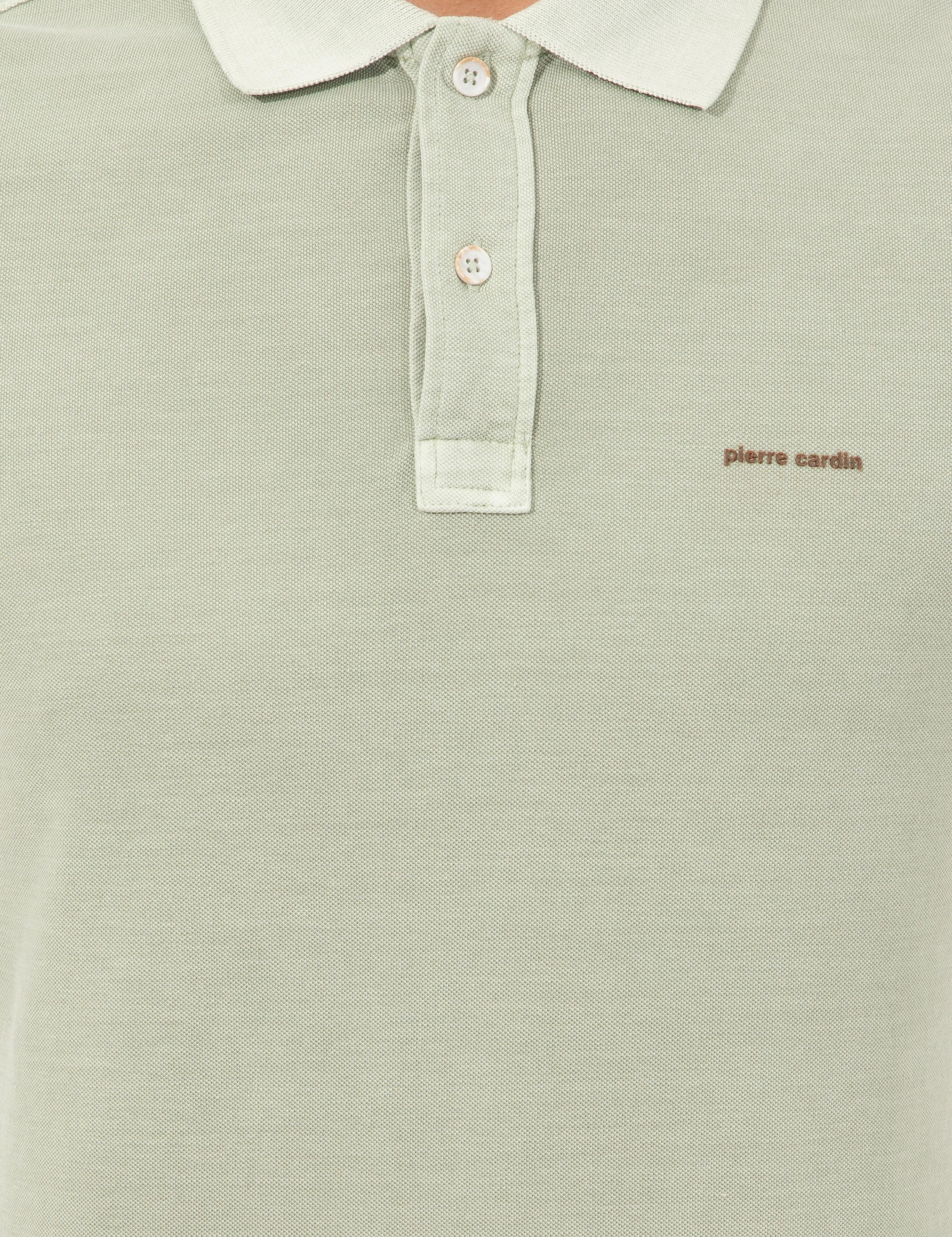 Açık Yeşil Slim Fit Polo Yaka Tişört