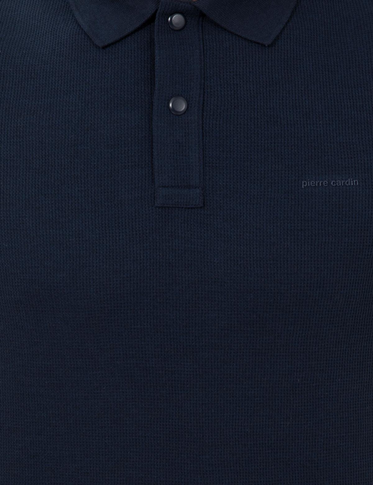 Lacivert Slim Fit Polo Yaka Tişört - 50251743007