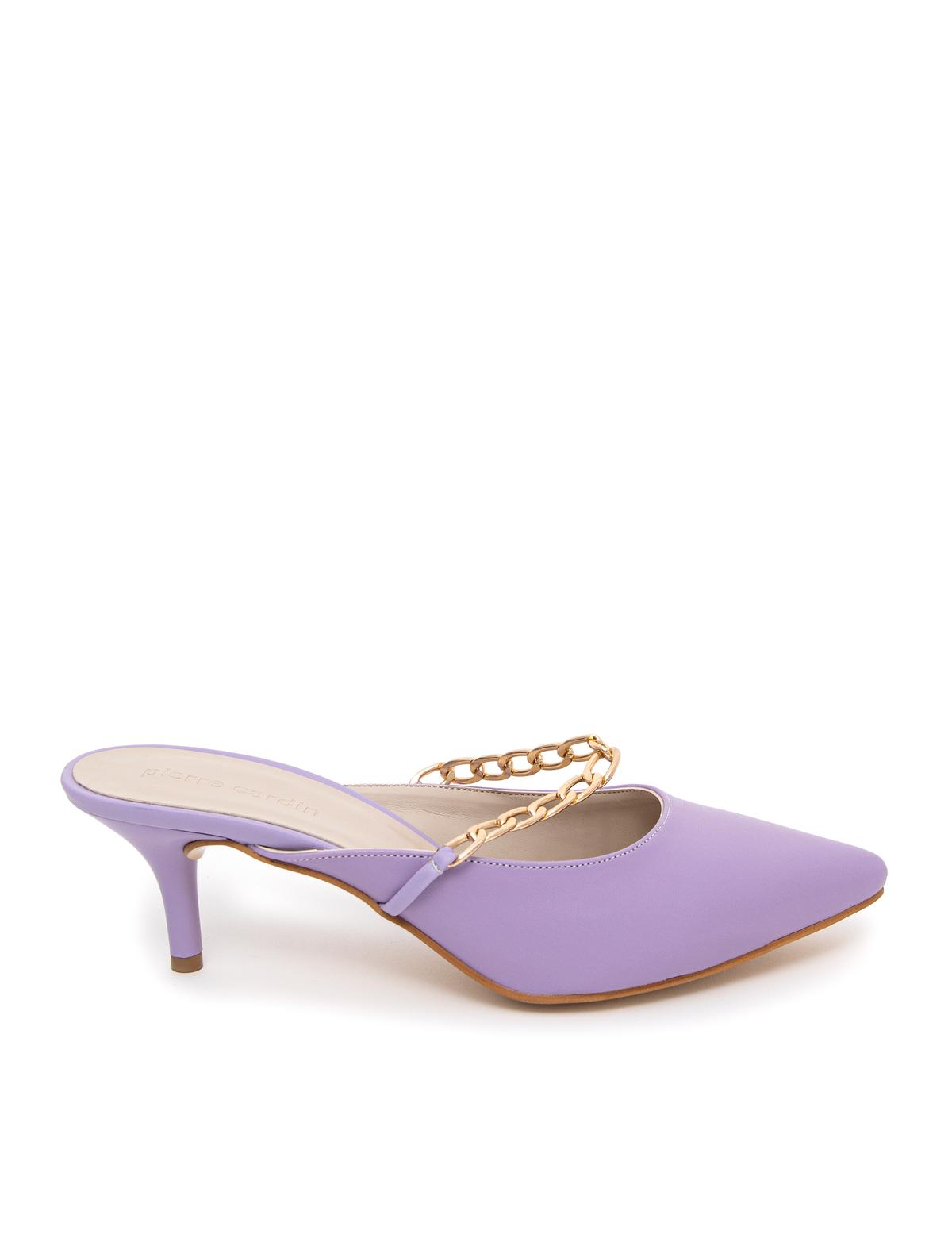 Lila Topuklu Terlik - 50249383013