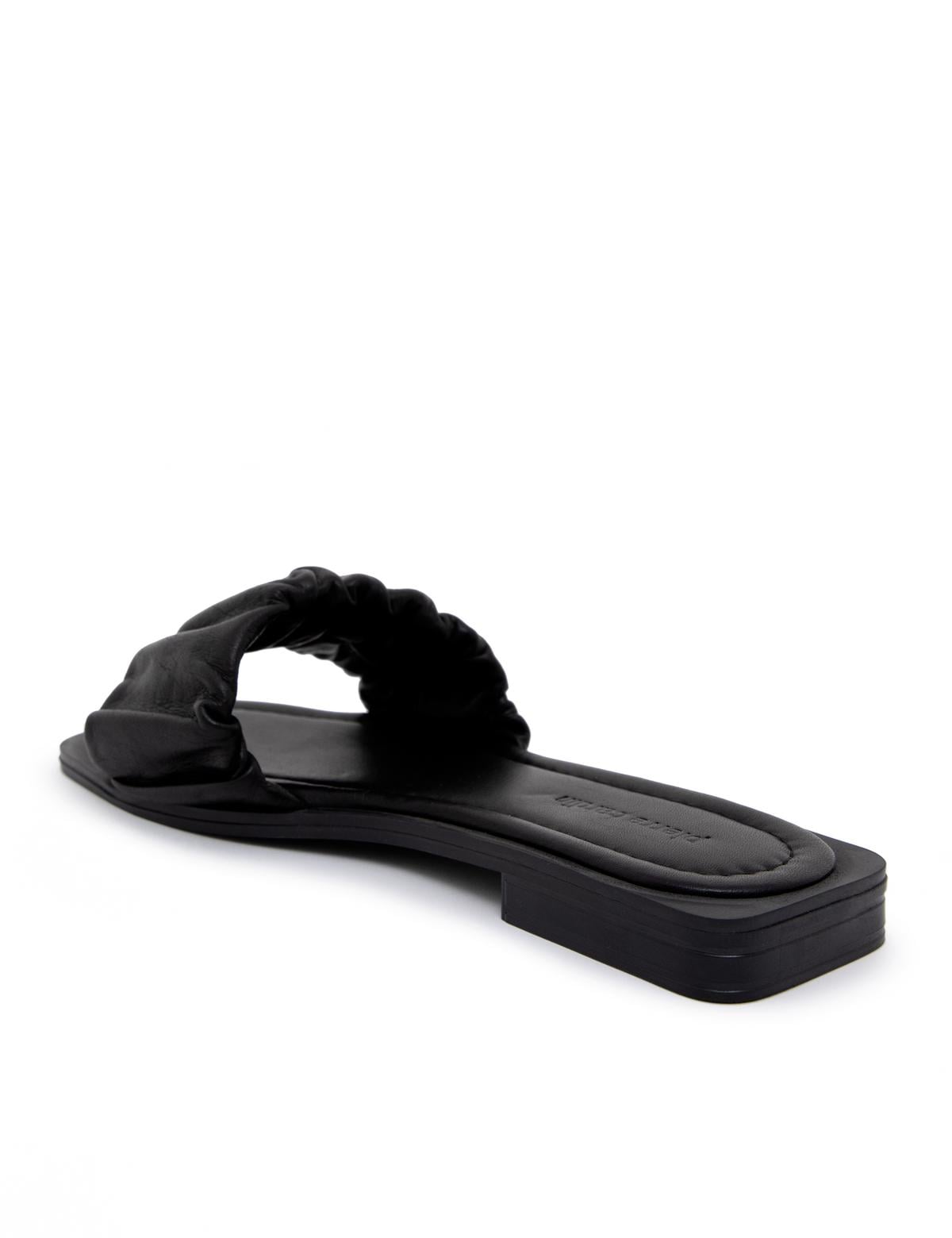 Siyah Deri Terlik - 50251983016