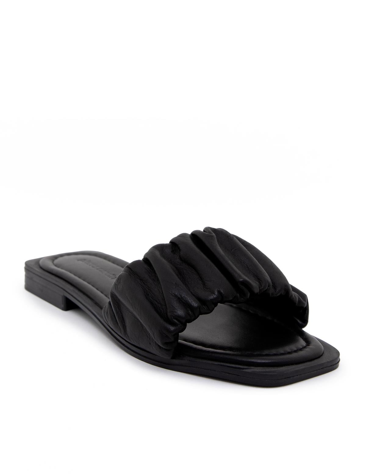 Siyah Deri Terlik - 50251983016