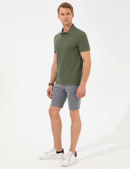 Haki Slim Fit Tişört - 50251743016