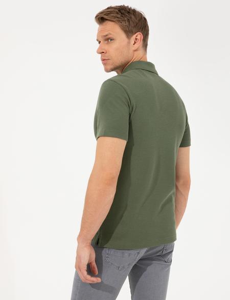 Haki Slim Fit Tişört - 50251743016