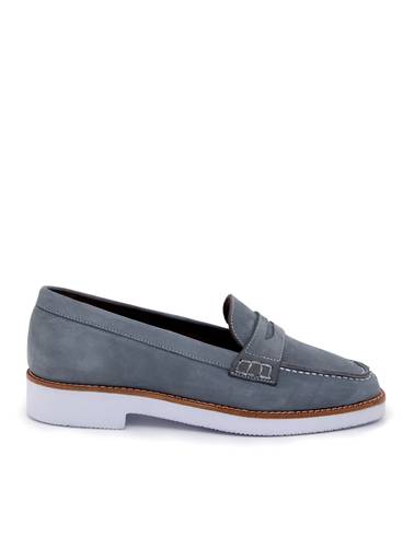 Mavi Loafer Ayakkabı