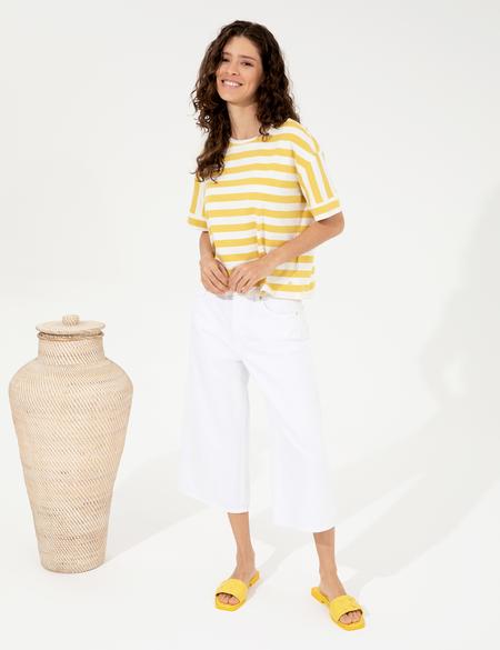 Sarı Deri Terlik - 50251920001