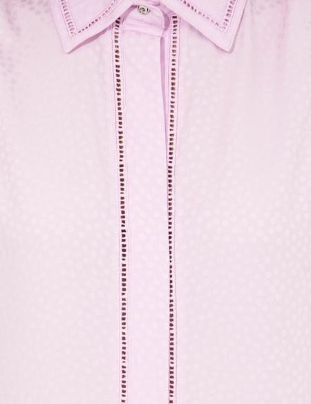 Lila Regular Fit Kısa Kollu Gömlek - 50246589018