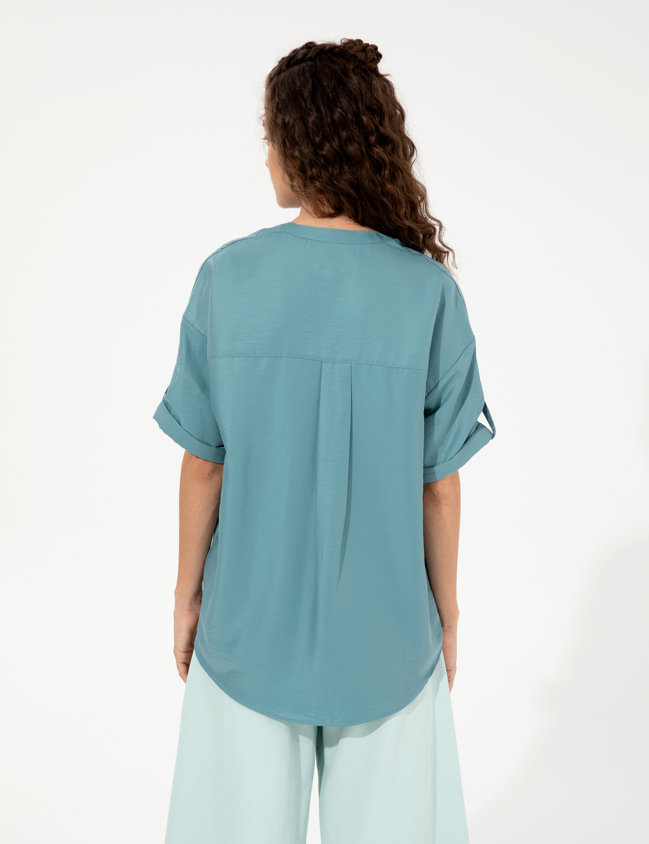 Mint Comfort Fit Bluz - Image 5