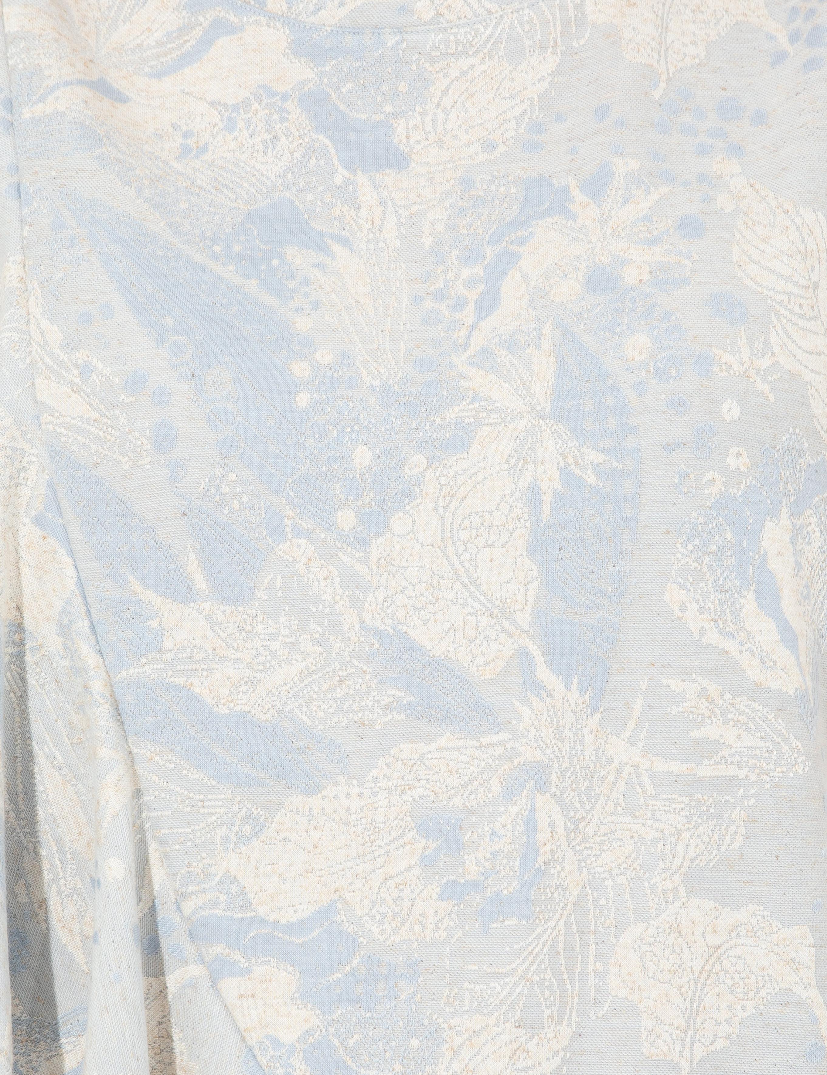 Açık Mavi Comfort Fit Örme Bluz