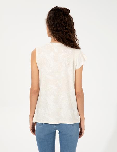 Krem Comfort Fit Örme Bluz - 50246096002