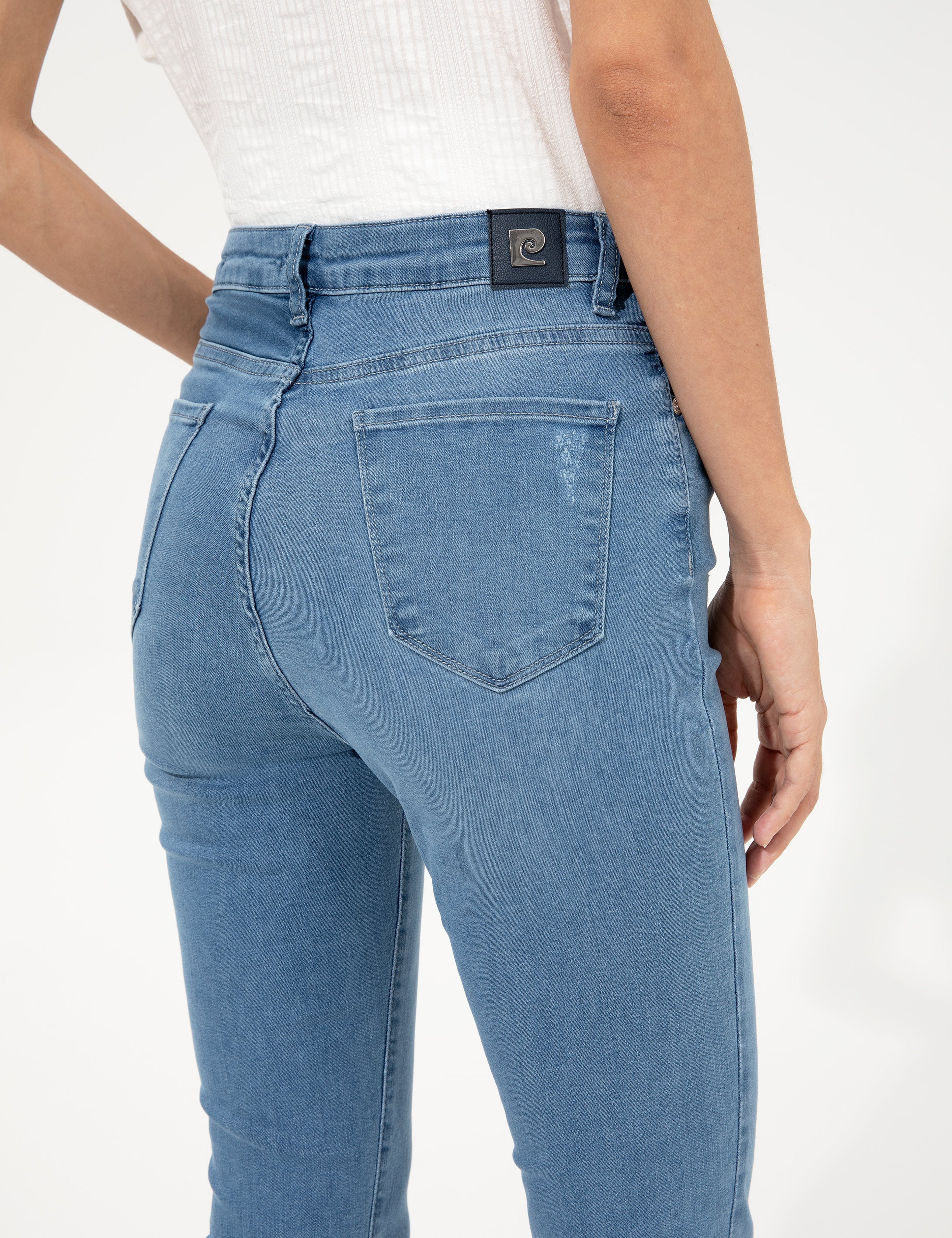 Açık Mavi Slim Fit Jean Pantolon - Image 7