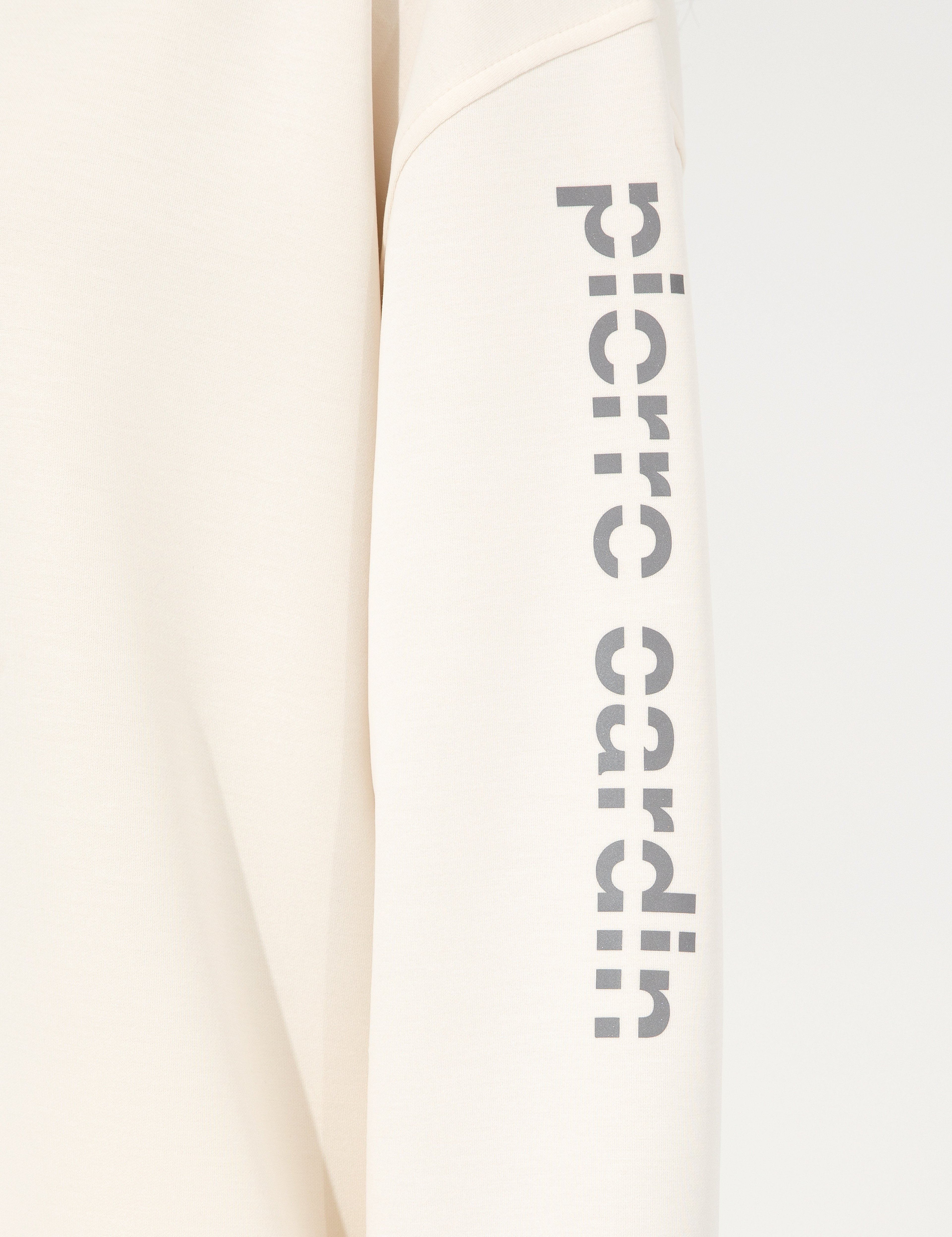 Ekru Oversize Kapüşonlu Sweatshirt - Image 7