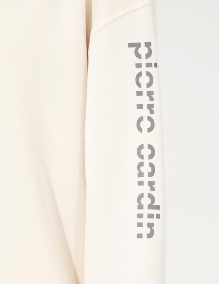 Ekru Oversize Kapüşonlu Sweatshirt - 50247297031