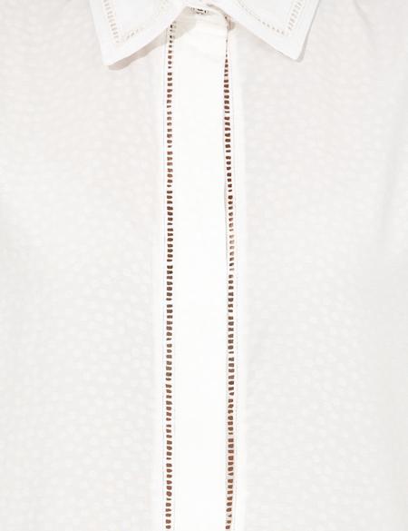 Beyaz Regular Fit Kısa Kollu Gömlek - 50246589011