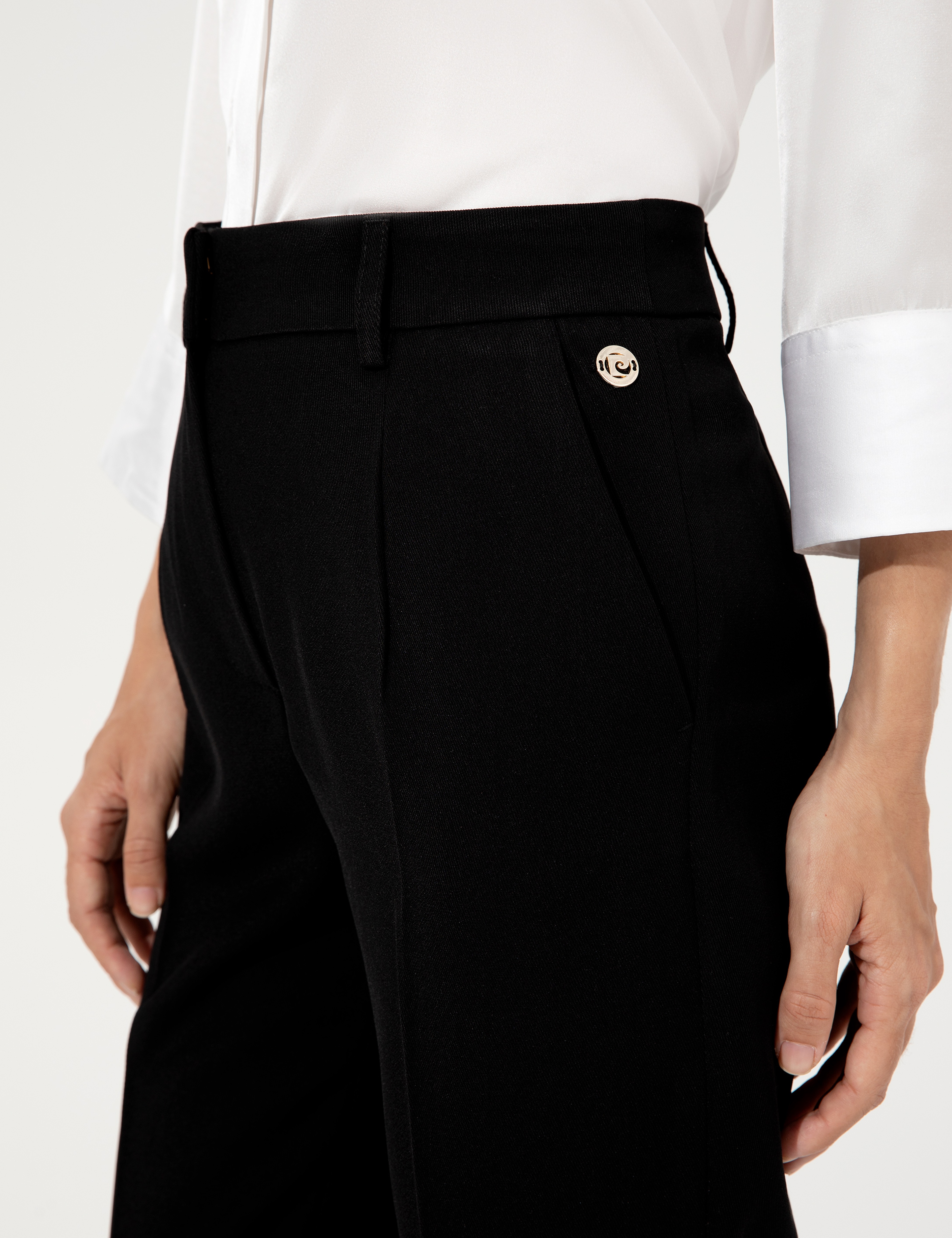 Siyah Oversize Kumaş Pantolon - Image 6