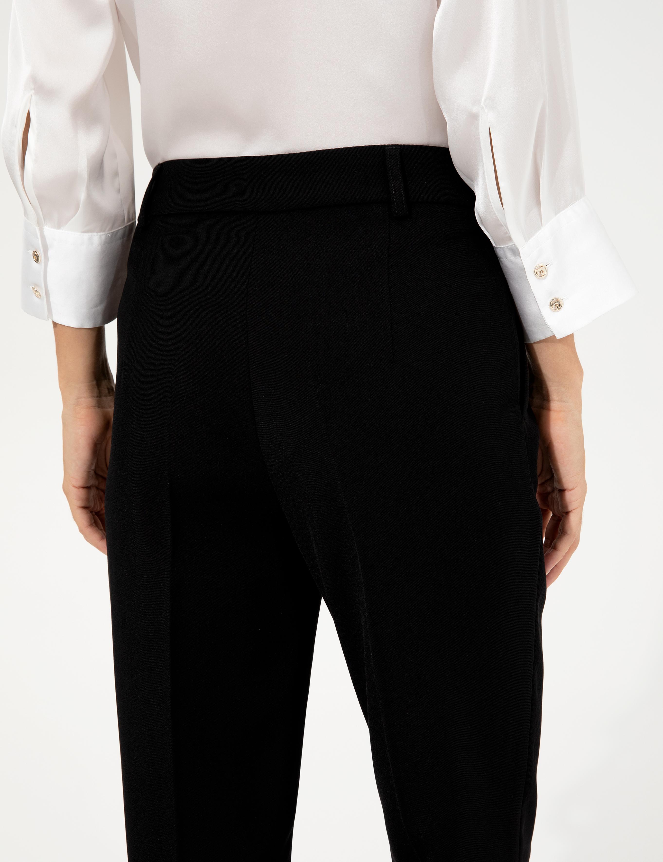 Siyah Oversize Kumaş Pantolon