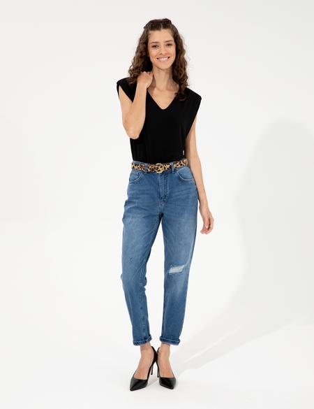 Siyah Zıbın Bluz - 50246193056