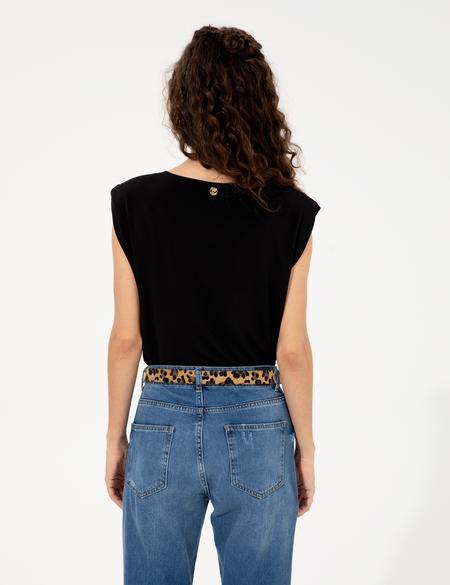 Siyah Zıbın Bluz - 50246193056