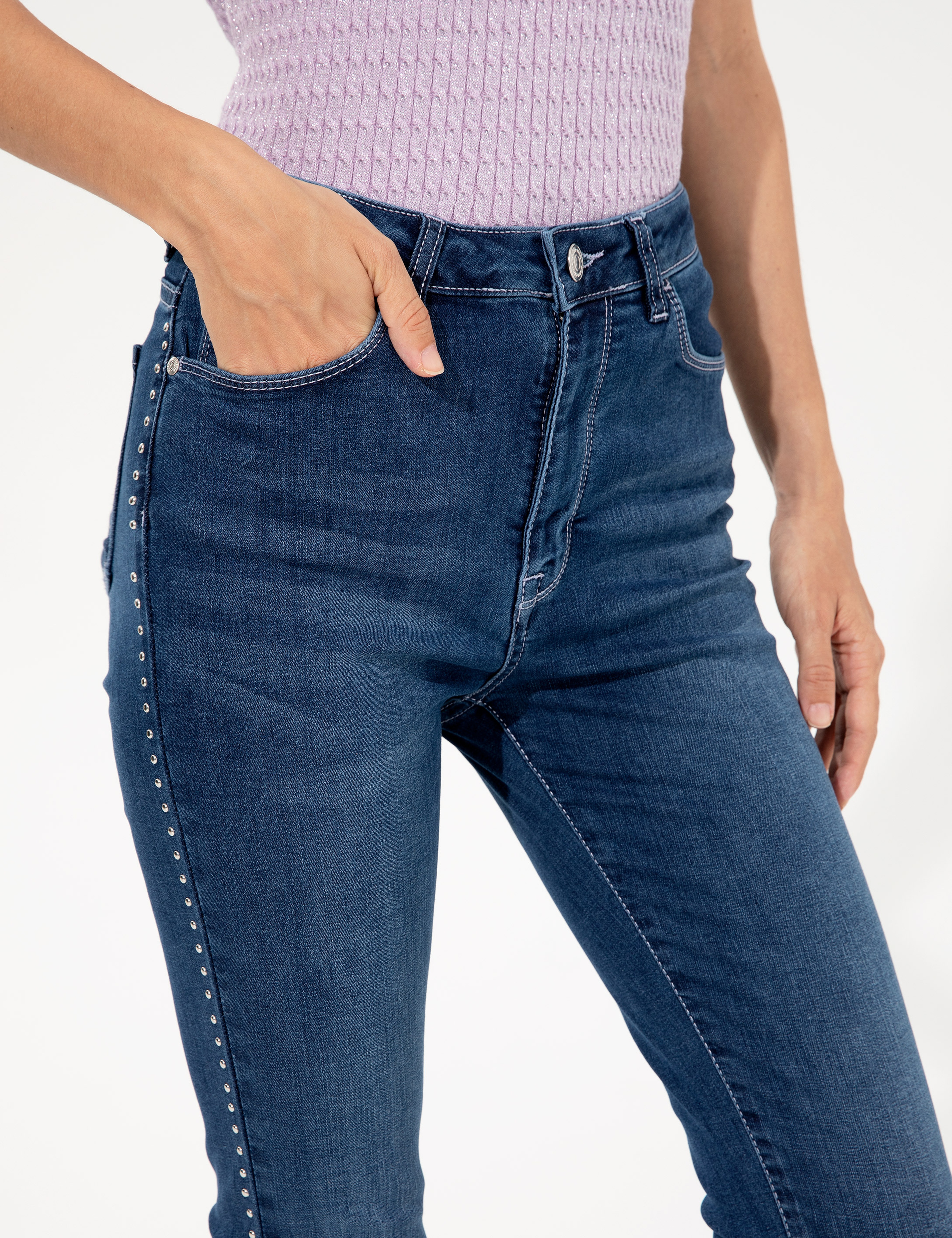 İndigo Slim Fit Jean Pantolon - Image 5