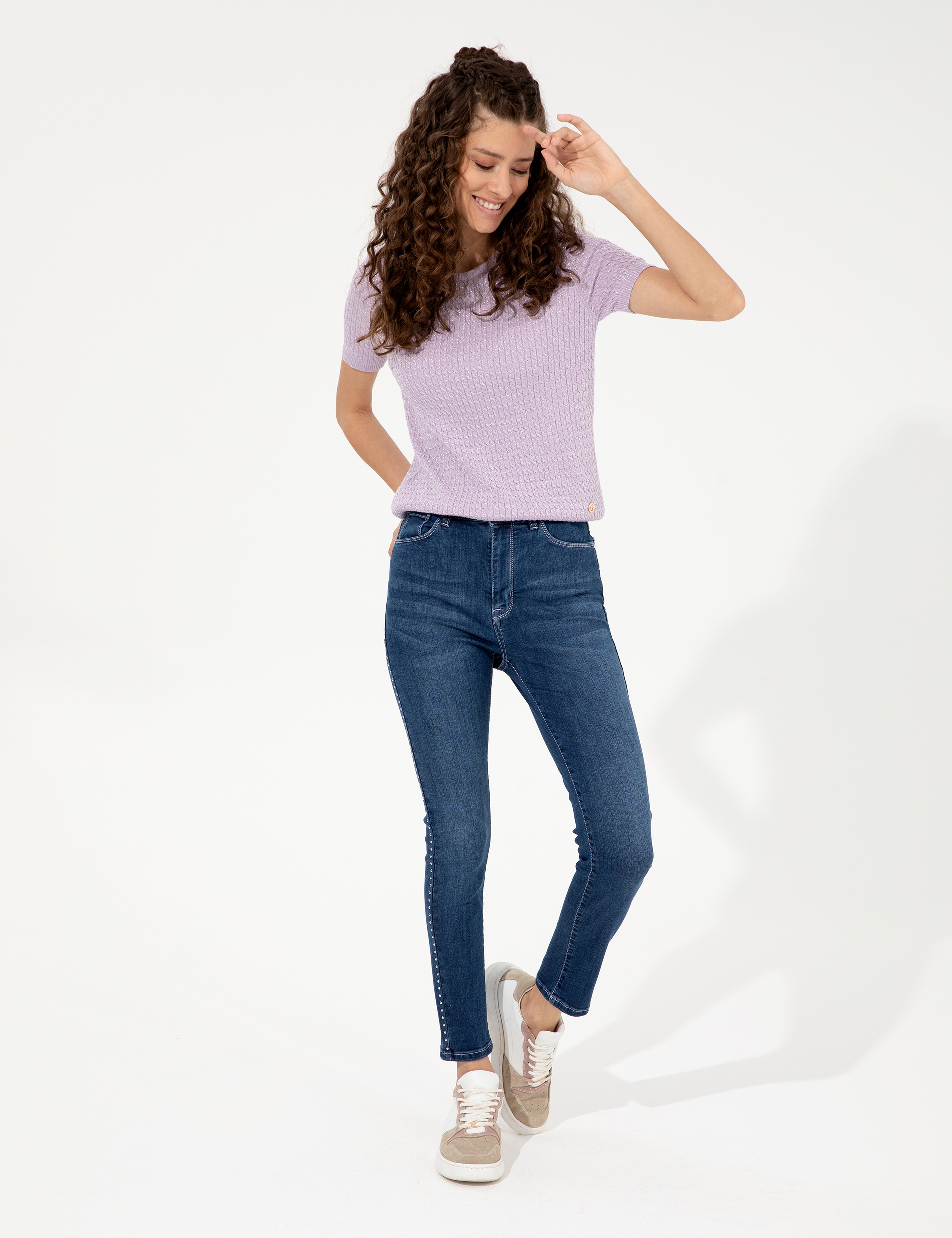 İndigo Slim Fit Jean Pantolon