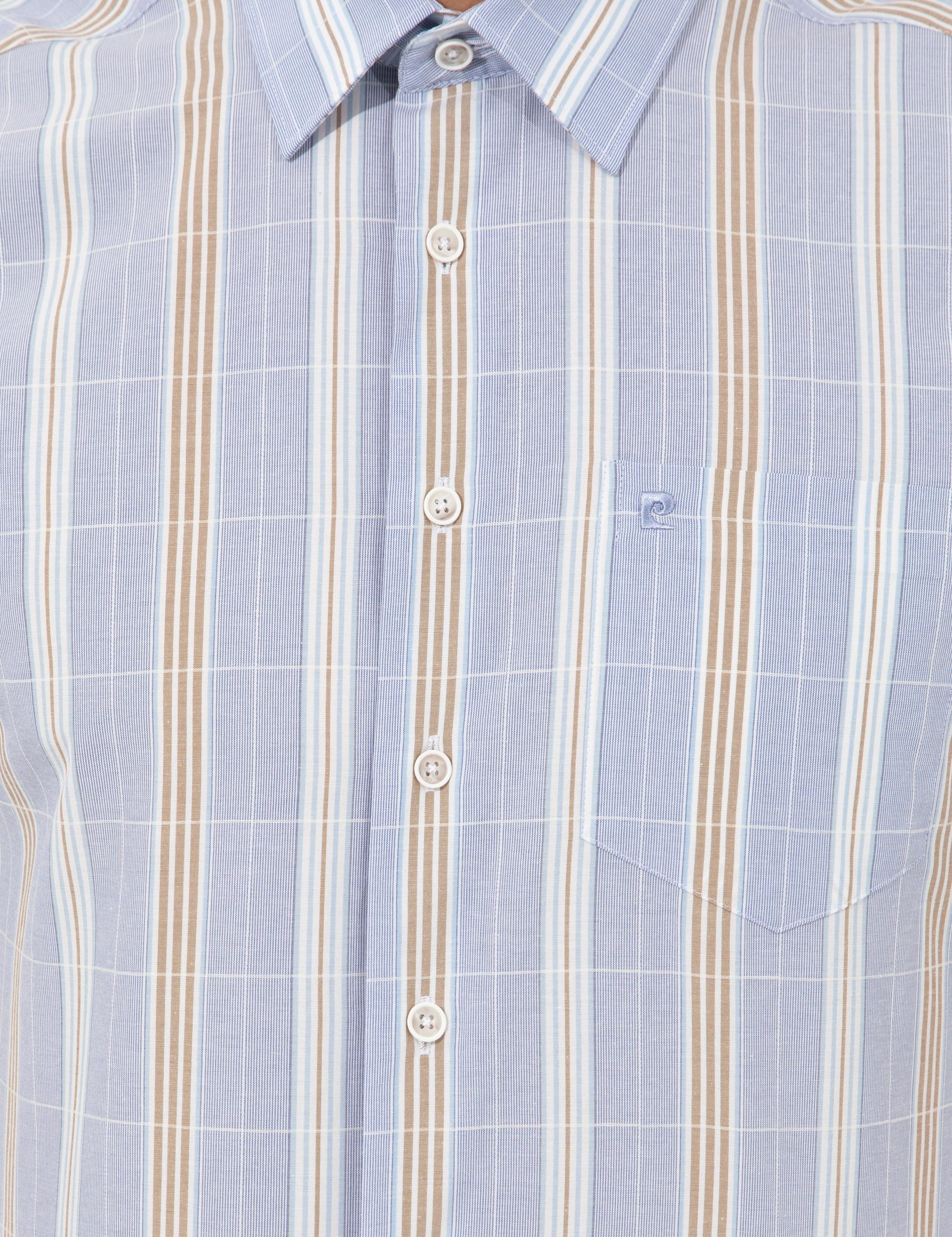 Mavi Regular Fit Kısa Kollu Gömlek - Image 6