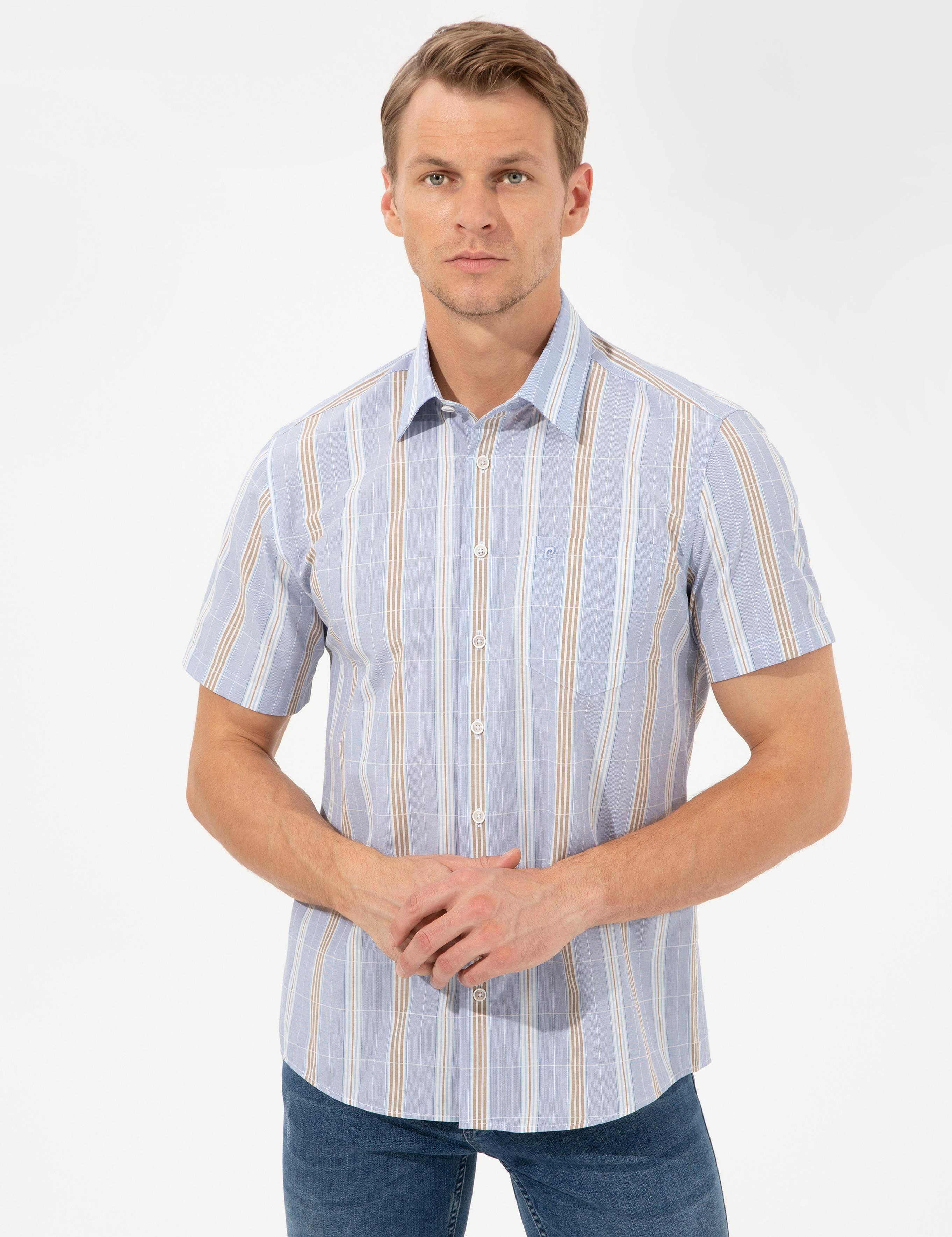 Mavi Regular Fit Kısa Kollu Gömlek