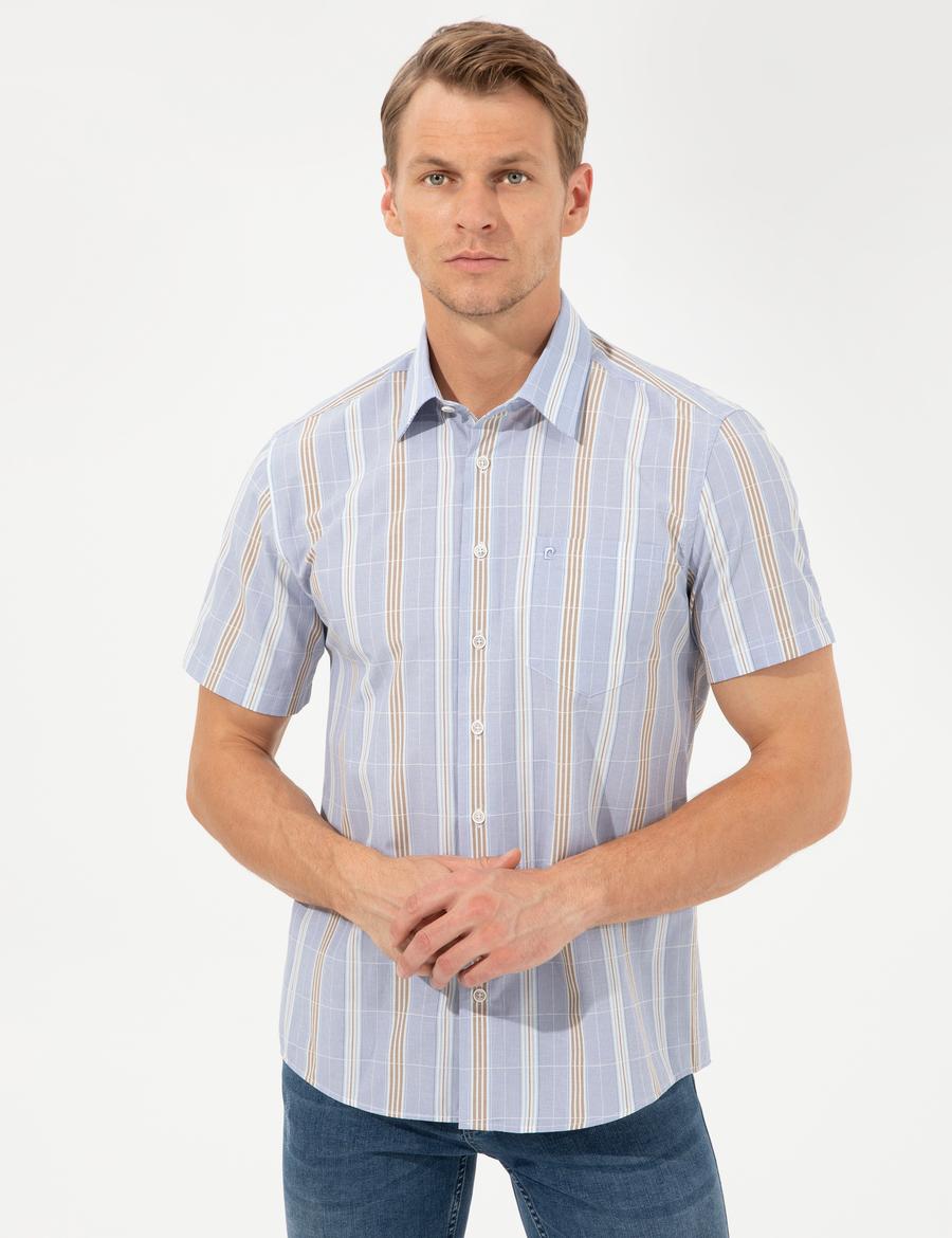 Mavi Regular Fit Kısa Kollu Gömlek