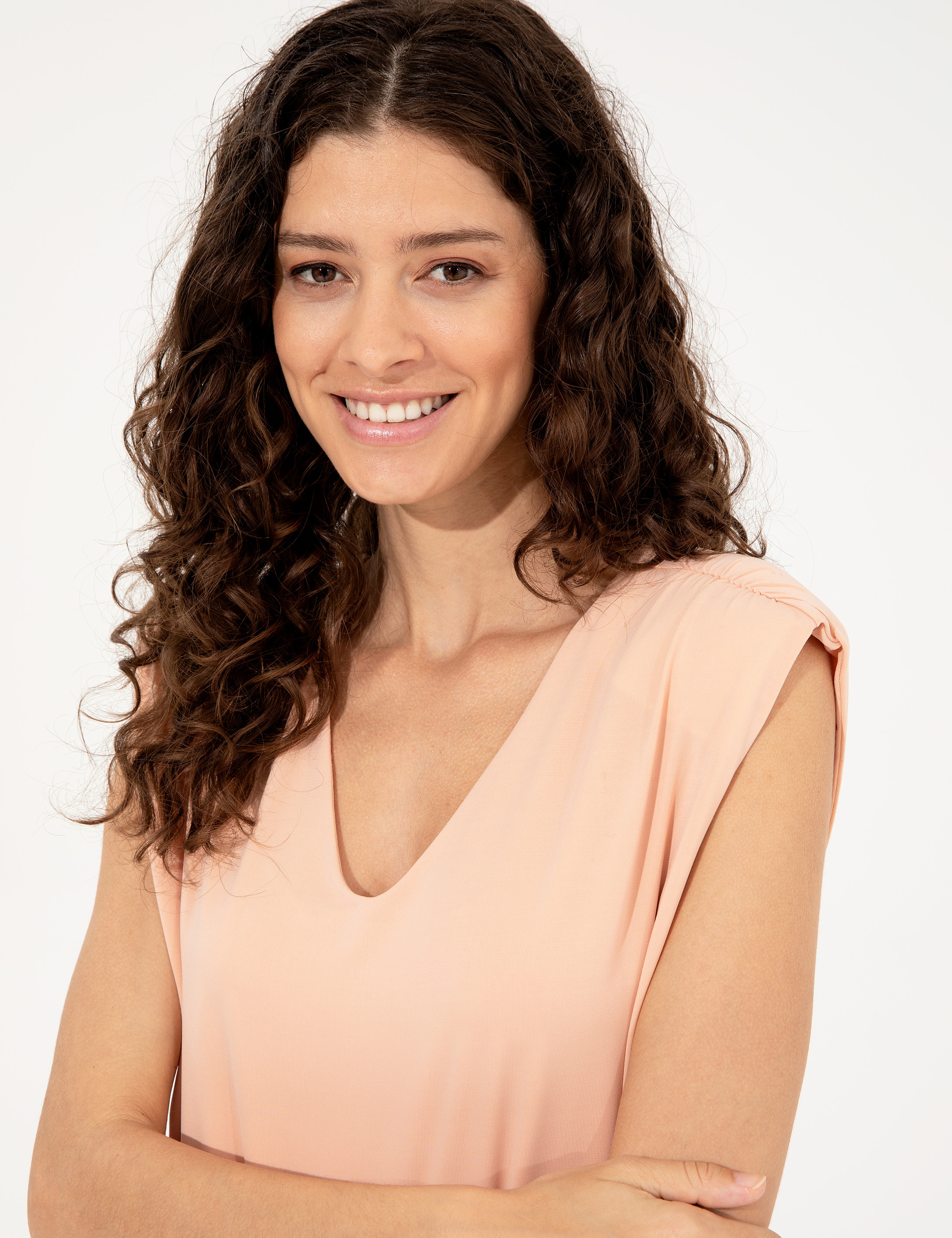 Pudra Zıbın Kolsuz Bluz - Image 4